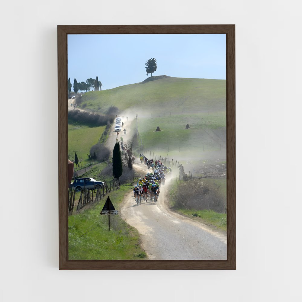 Poster Strade bianche italiens – affiche Cyclisme (vue 5)